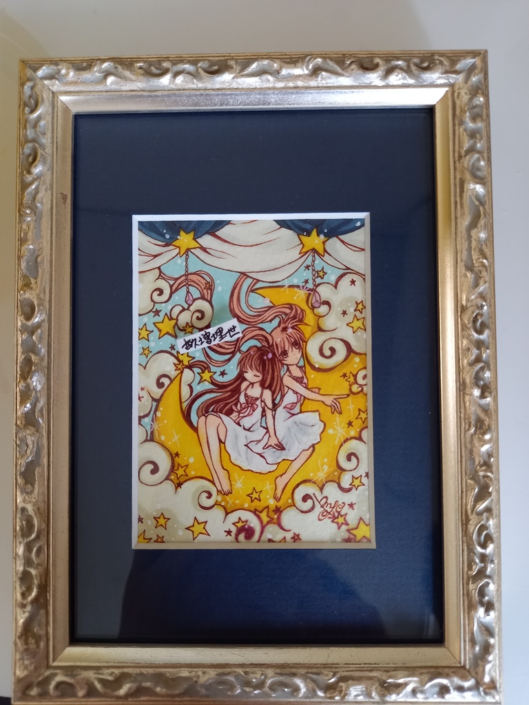 オリジナルイラスト【夢旅】額装