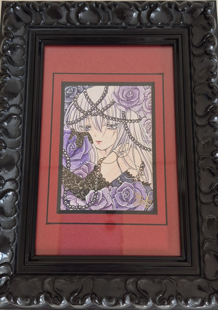 オリジナルイラスト【私の薔薇姫】