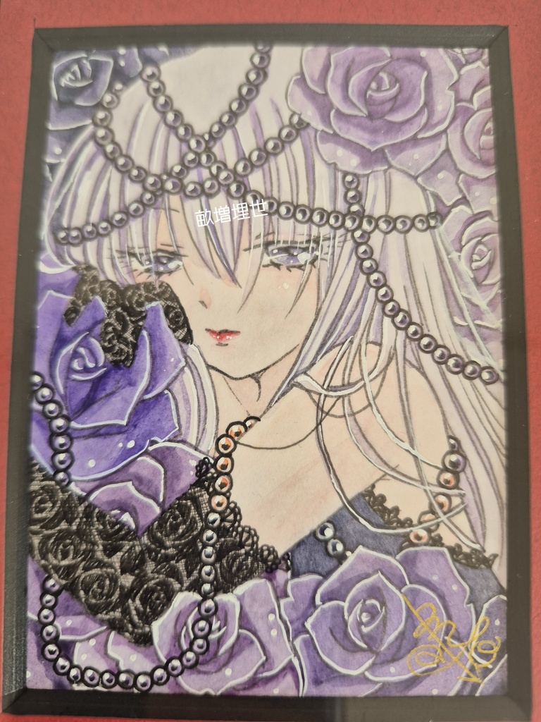 オリジナルイラスト【私の薔薇姫】