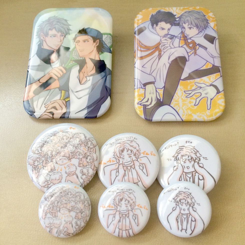 もち戸さんと 缶バッジ