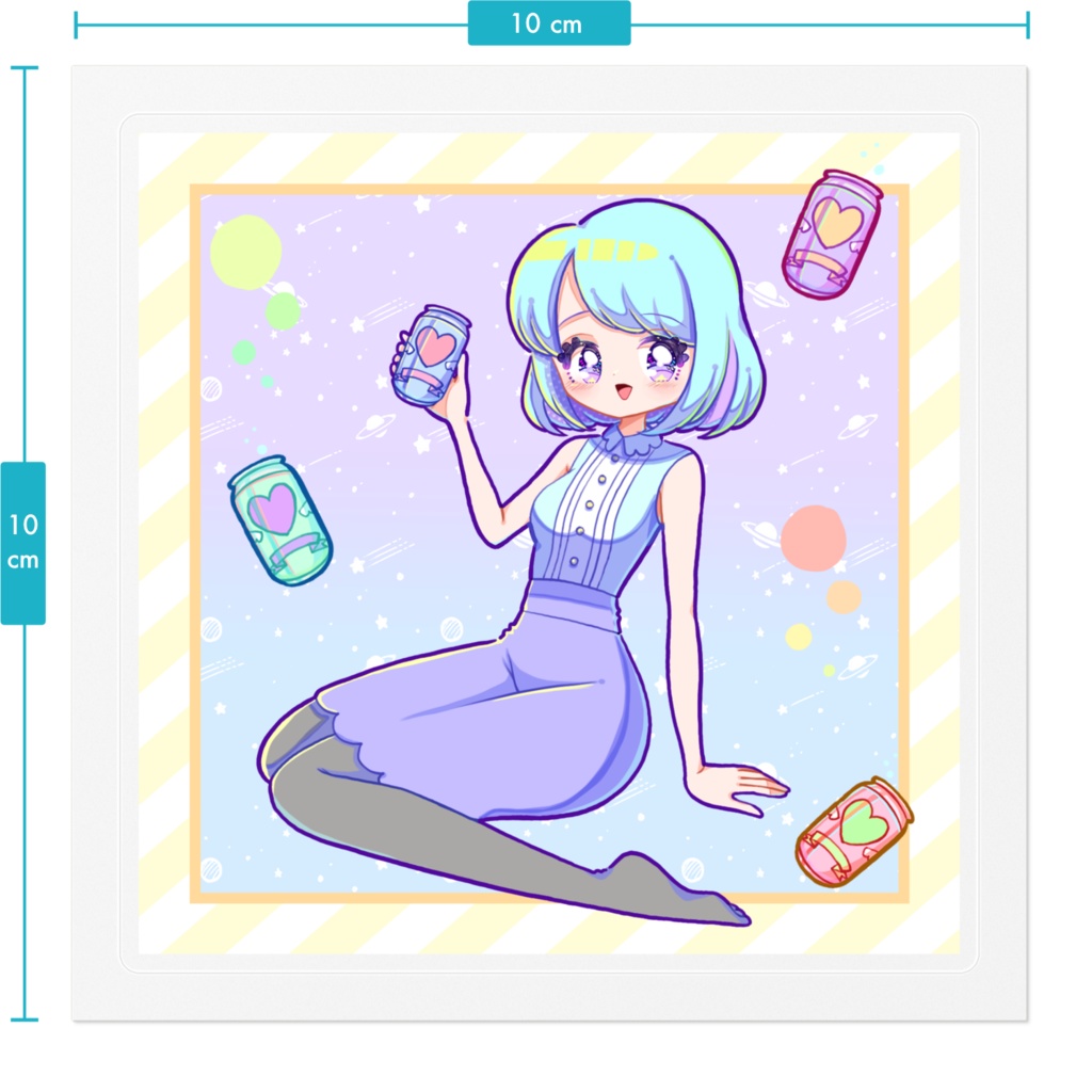 ゆめかわステッカー