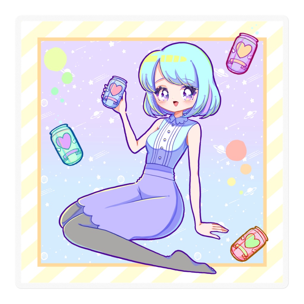 ゆめかわステッカー