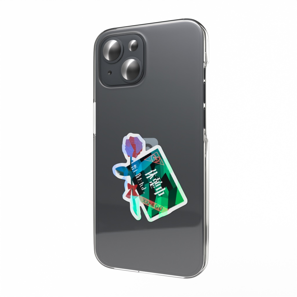 xxx&QQ(キス・アンド・クライ)予告状ステッカー