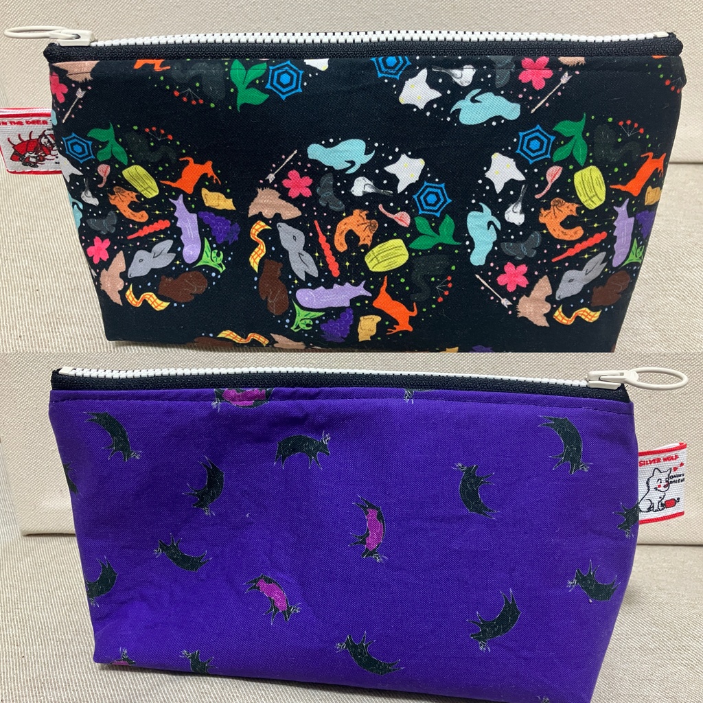 両A面とり三ポーチ（二人のおもいで柄＆ユク腹柄）お得祭