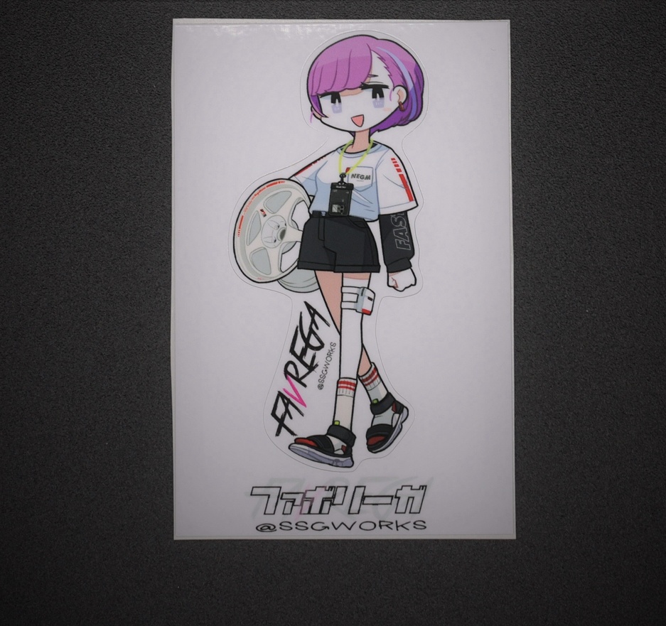 Rega_chan ミニステッカー