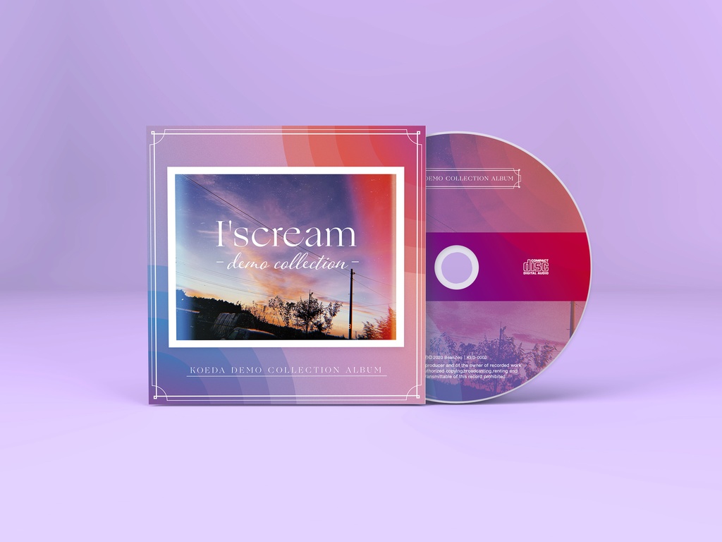 【期間限定!数量限定】「I'scream demo collection」自主制作CD