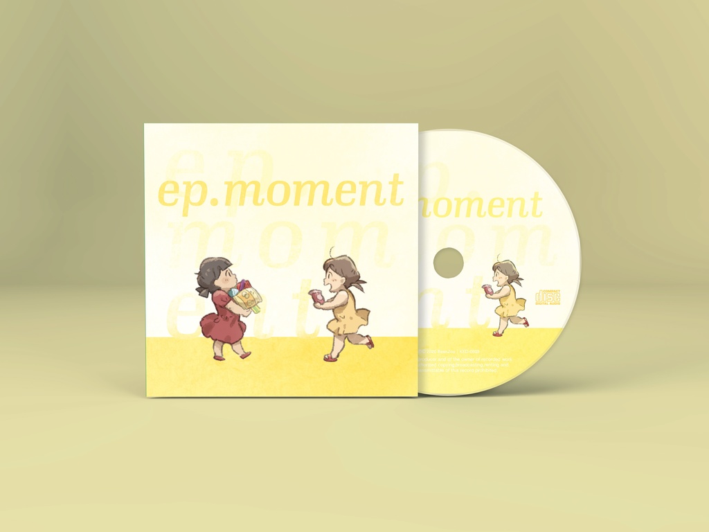 【期間限定!2枚セット購入】直筆サイン入りミニ色紙付き『ep.moment』『I'scream demo collection』