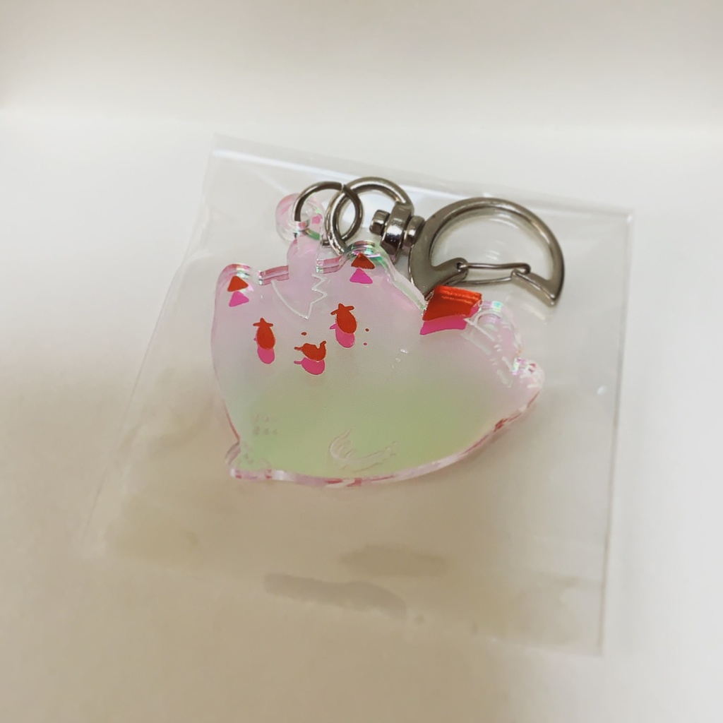 【非公式】ケモのわオーロラアクキー