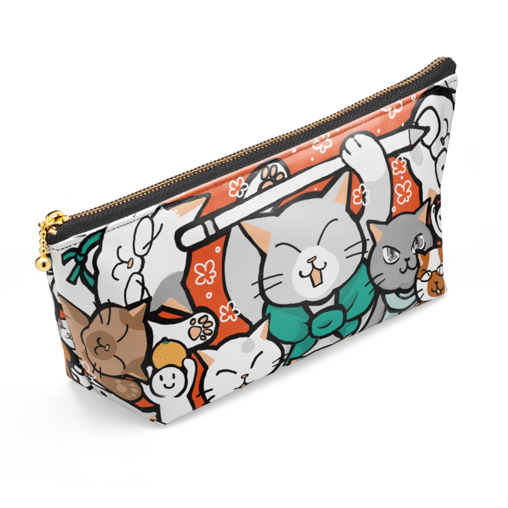 元気がでてくるねこポーチ