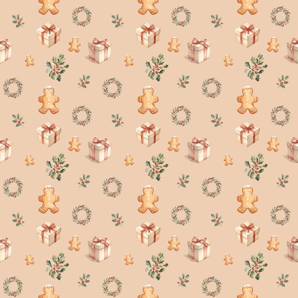 クリスマス系のデジタルペーパー