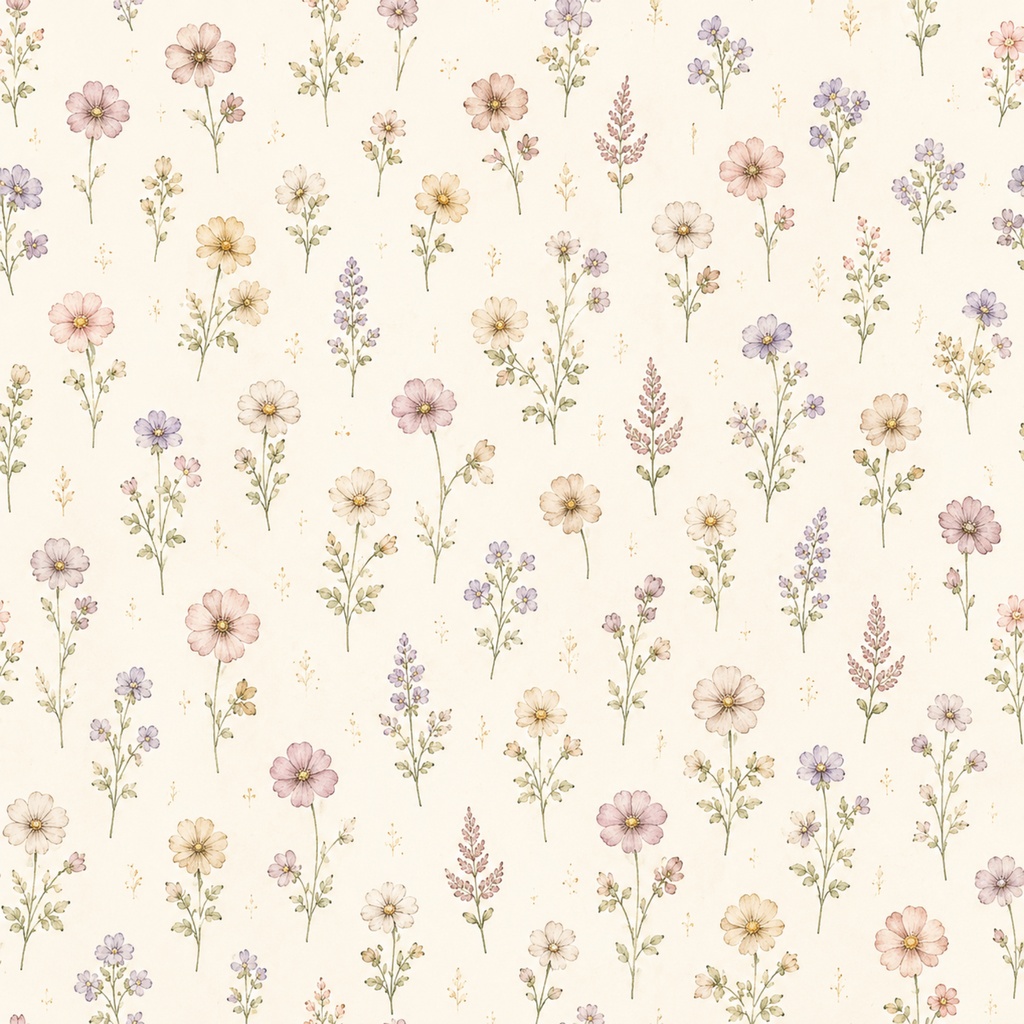 Wildflower Garden ðŒ éè±ãšãã¿ãã«ã«ã®ããžã¿ã«ããŒããŒ13æã»ããïœæ°Žåœ©