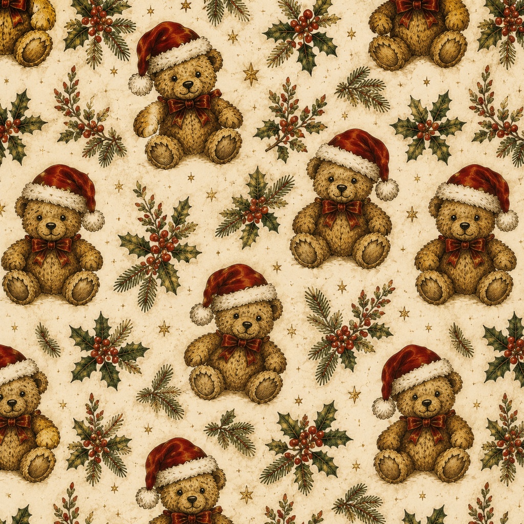 Classic Christmas|ヴィンテージクリスマスのデジタルペーパー12枚セット