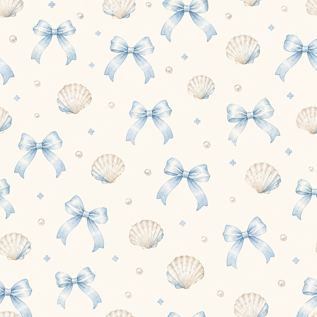 Coastal Summer|海辺の水彩デジタルペーパー12種|PNG・12×12inch