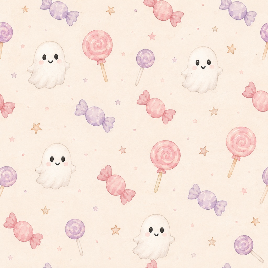 Cute Pastel Halloween|くすみパステルのハロウィン デジタルペーパー12種類セット