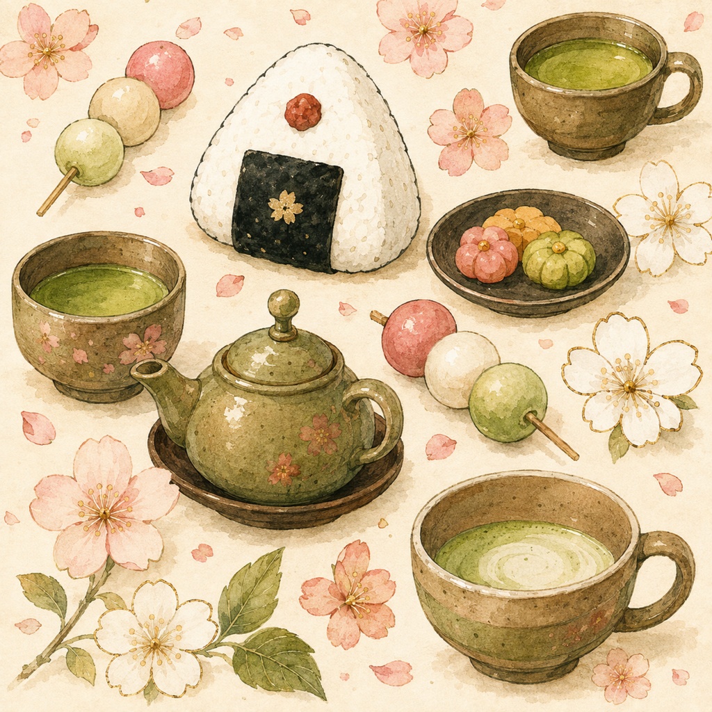 やさしい和柄デジタルペーパー 10枚セット|桜・うさぎ・柴犬・だるま・折り鶴・抹茶|和風デザイン