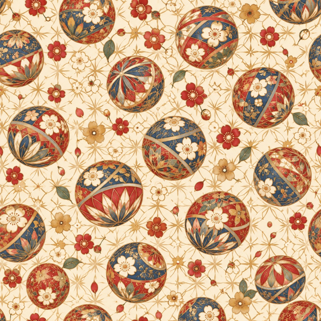【和柄デジタルペーパー12枚セット】Japanese Pattern Collection|桜・椿・菊・扇子・和傘・手毬・折り鶴・藤|PNG背景素材