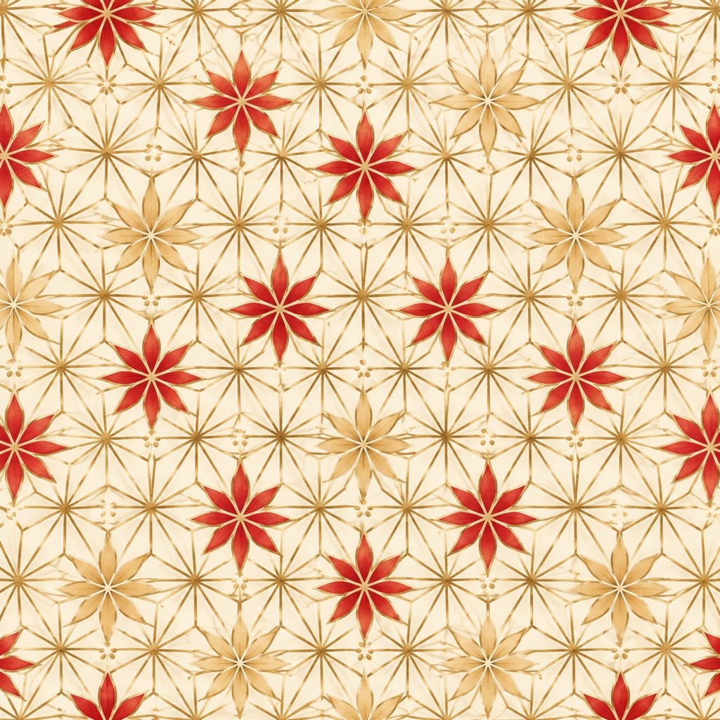 【和柄デジタルペーパー12枚セット】Japanese Pattern Collection|桜・椿・菊・扇子・和傘・手毬・折り鶴・藤|PNG背景素材