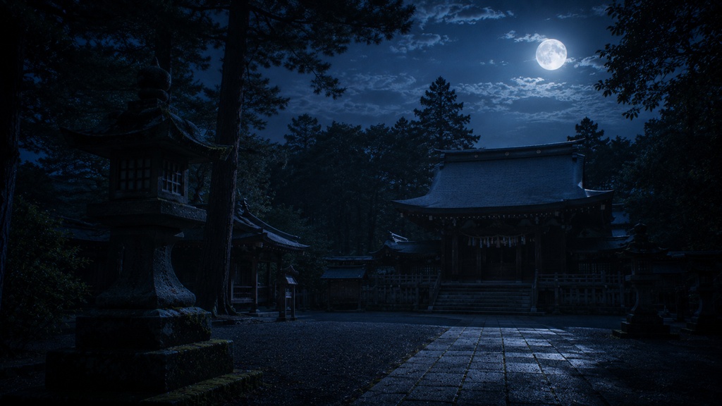 映画風 神社背景素材集 Vol.1 【16:9・8枚|無料サンプル1枚あり】