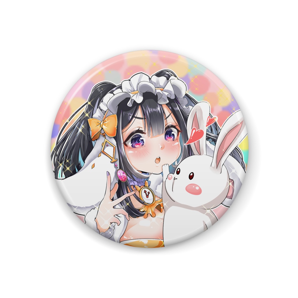 イースター　ニーヴ缶バッチ