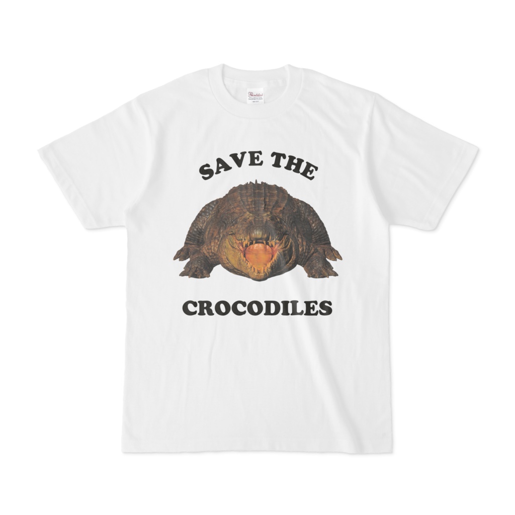 ワニＴシャツ SAVE THE CROCODILES　
