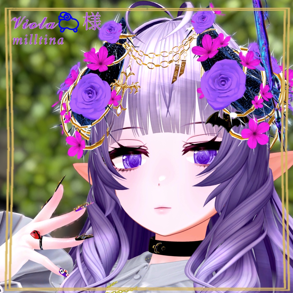 【5 avater対応】rose eye texture