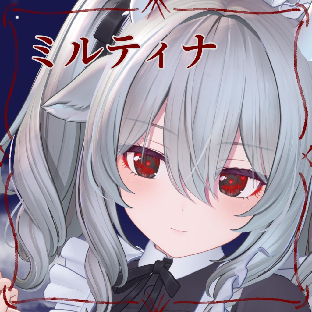 【7 avater対応】瞳にウツルは彼岸の園(eye texture + プチメイク)