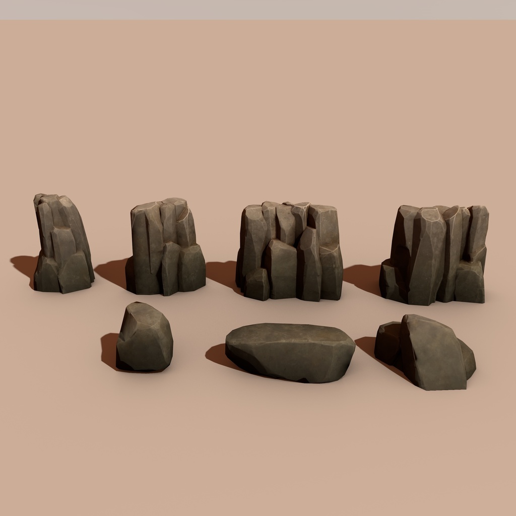 Stylized Rocks Modular