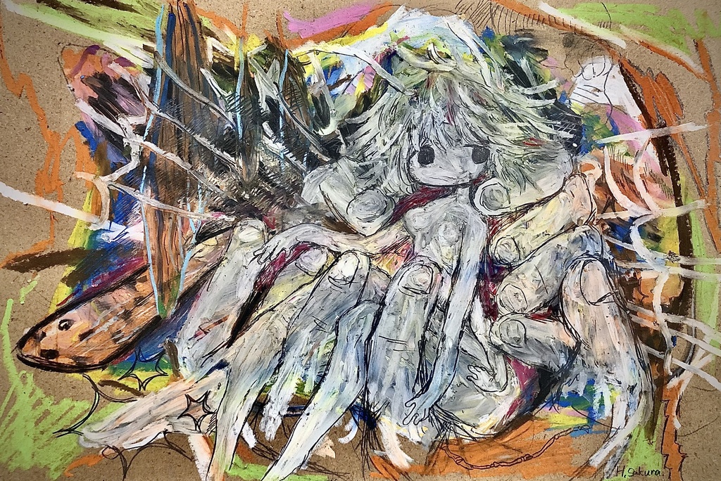 原画:「捕獲した/させた」2025.5.13