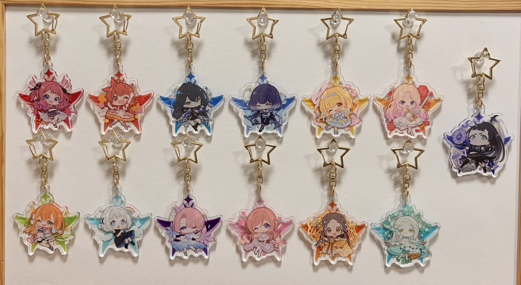 学マス　初星アクリルキーホルダー