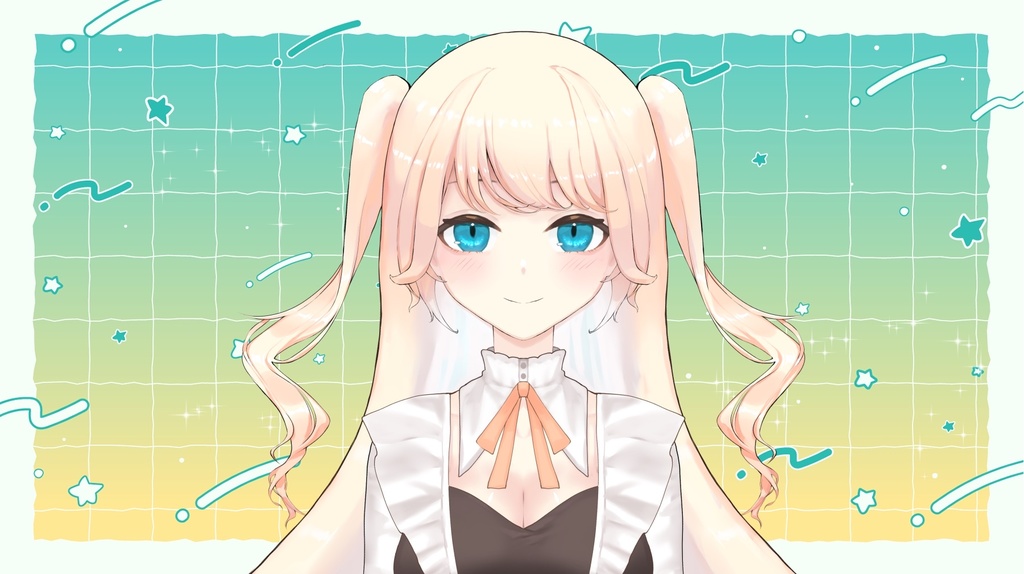 【無料汎用モデル】ブロンドヘアの女の子【VTS対応】