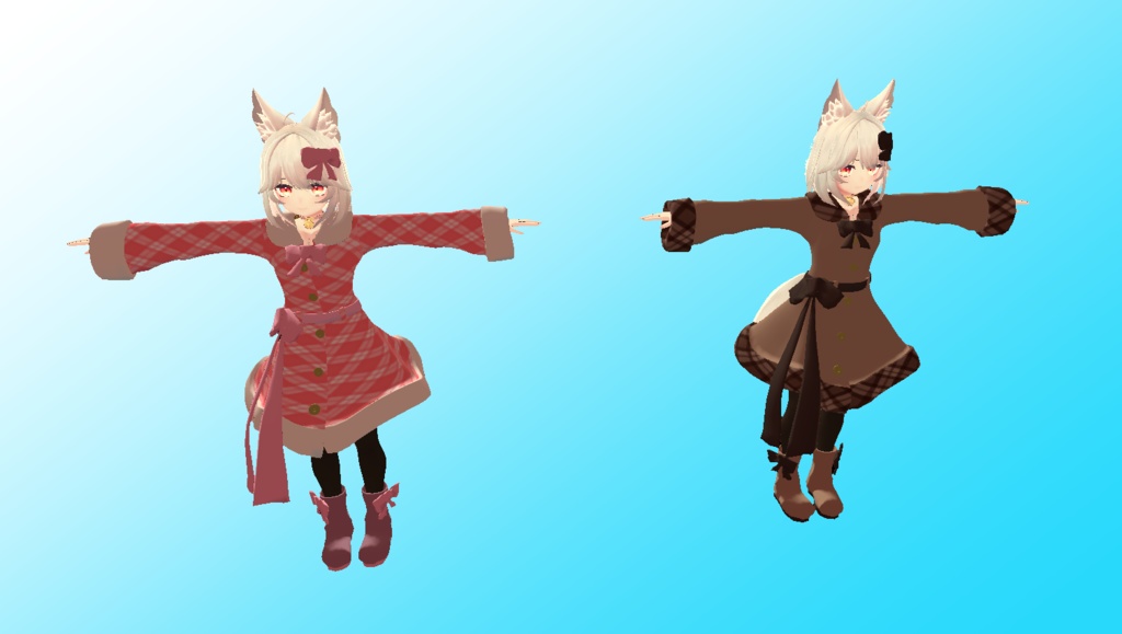 【Tien(ティエン)】ちゃん用 リボン付きコート