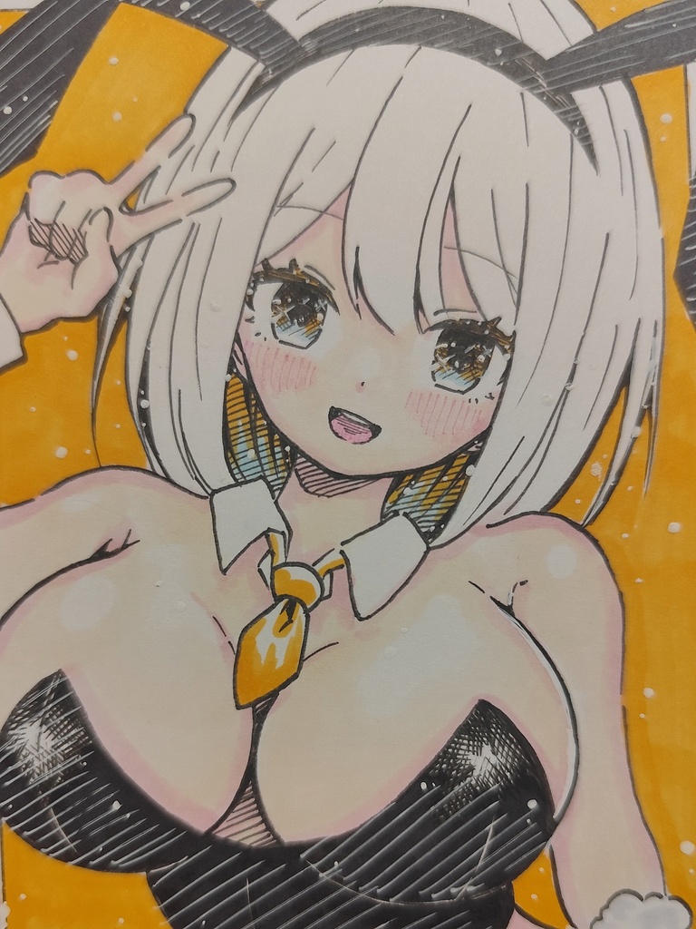 「ばにぃ」オリジナル 原画 アナログイラスト はぴねすてら 原画販売