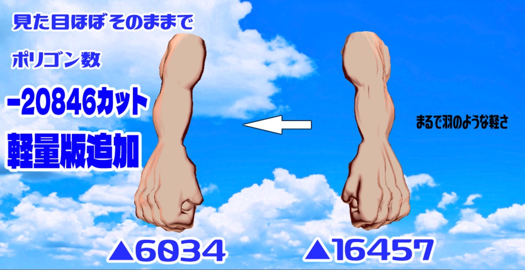 【筋トレ】で か い 腕【VRChat向け】