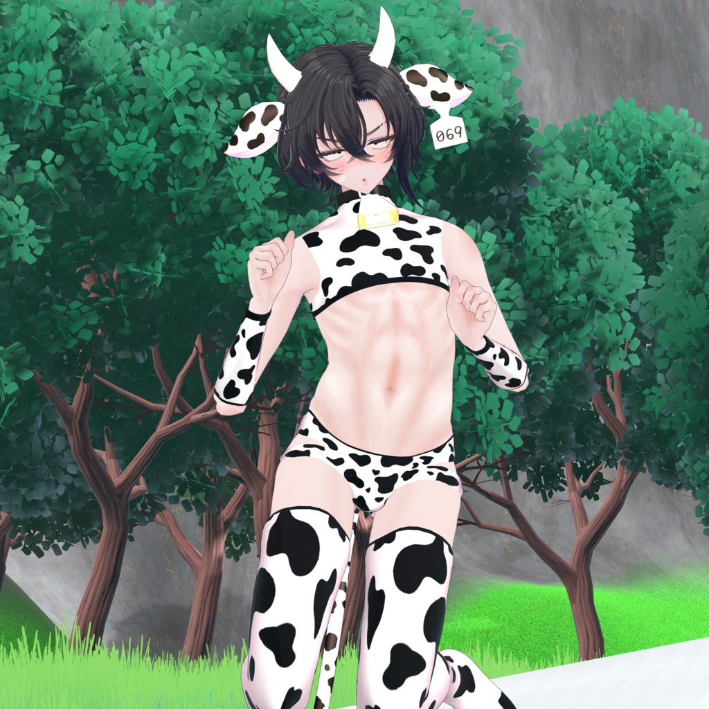 【墨惺くん専用】『♂‼ケツ盛りシェイプキー』【BlendShare】