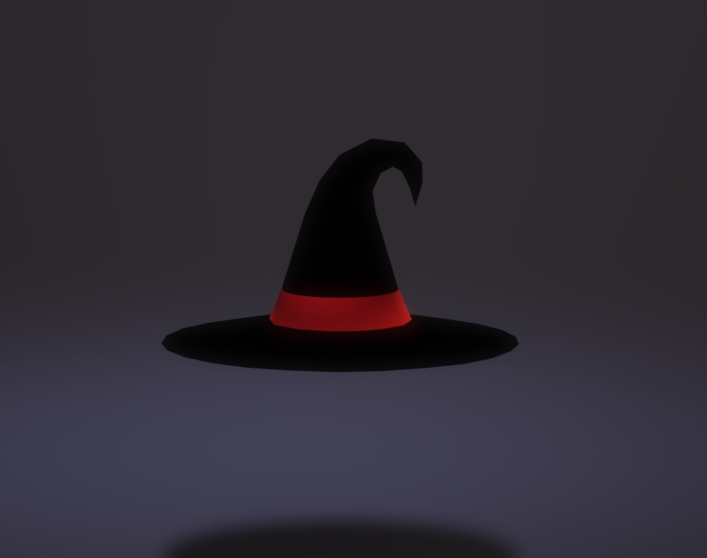 3Dモデル ハロウィンハット ゲーム・漫画等利用可