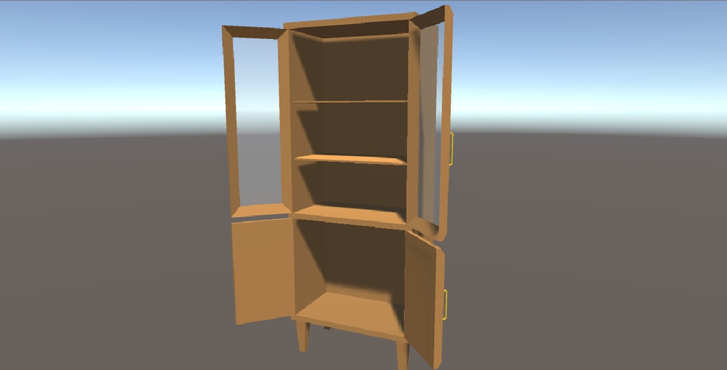 3Dモデル テレビスタンドセット ゲーム・漫画等利用可