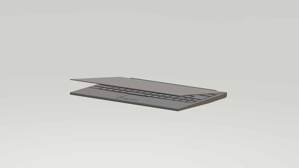 3Dモデル ノートパソコンセット ゲーム・漫画等利用可