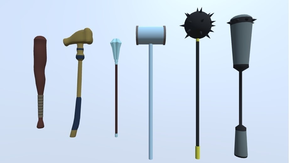 3Dモデル 武器シリーズ(ゲーム・漫画等利用可)