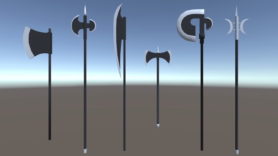 3Dモデル 武器シリーズ(ゲーム・漫画等利用可)