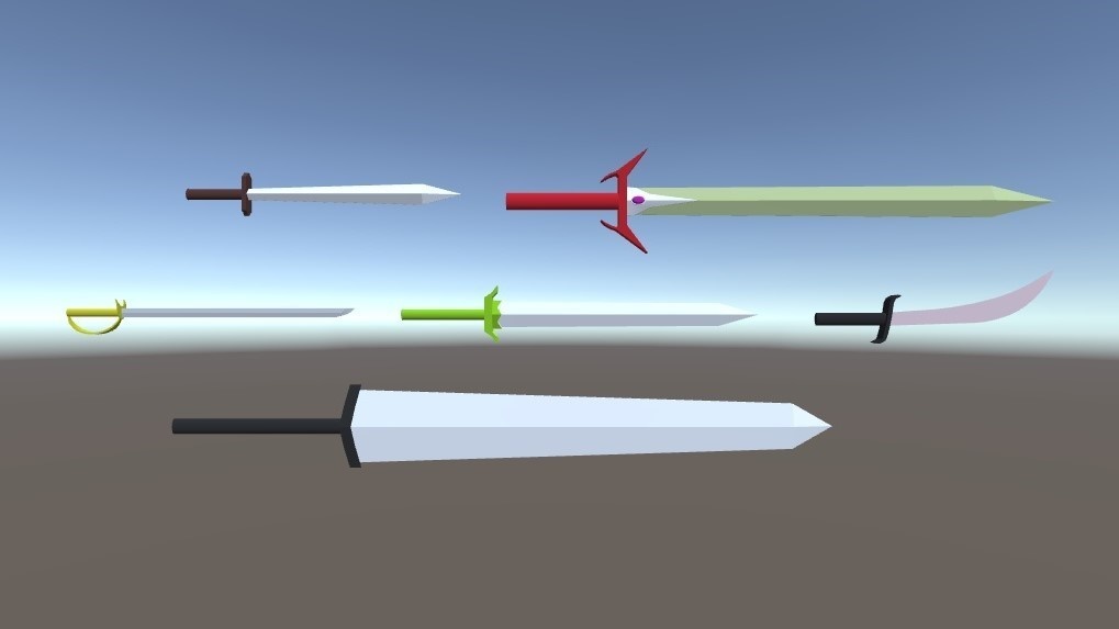 3Dモデル 武器シリーズ(ゲーム・漫画等利用可)