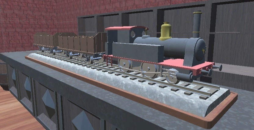 3Dモデル イギリス産蒸気機関車キット(ゲーム・マンガ等利用可)