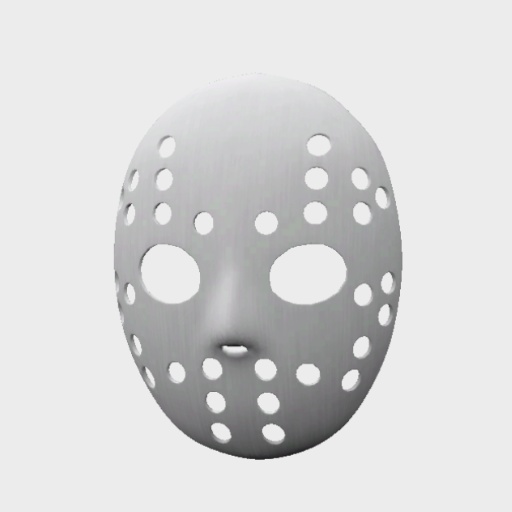 3Dモデル ホッケーマスク.xwear(.FBXあり)