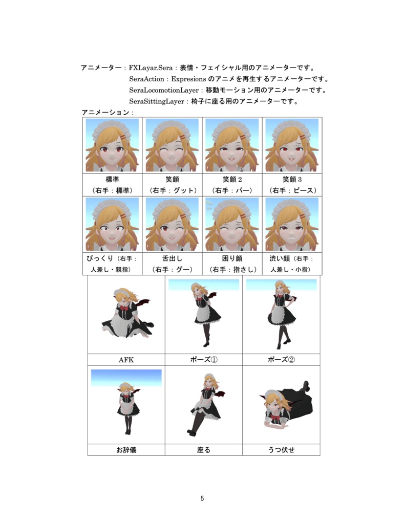 【Avatar】Sera・Le・Gina “セラ・レ・ジーナ”