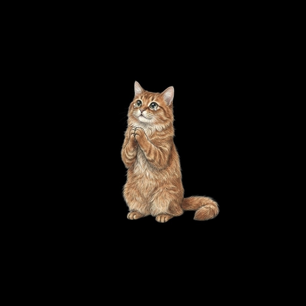 【ソマリ猫2】プロフアイコン鉛筆タッチ10点【背景透過済】