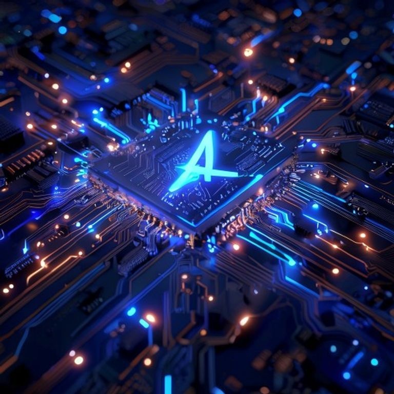 【AI生成】テクノロジー素材素材パック（5枚セット）