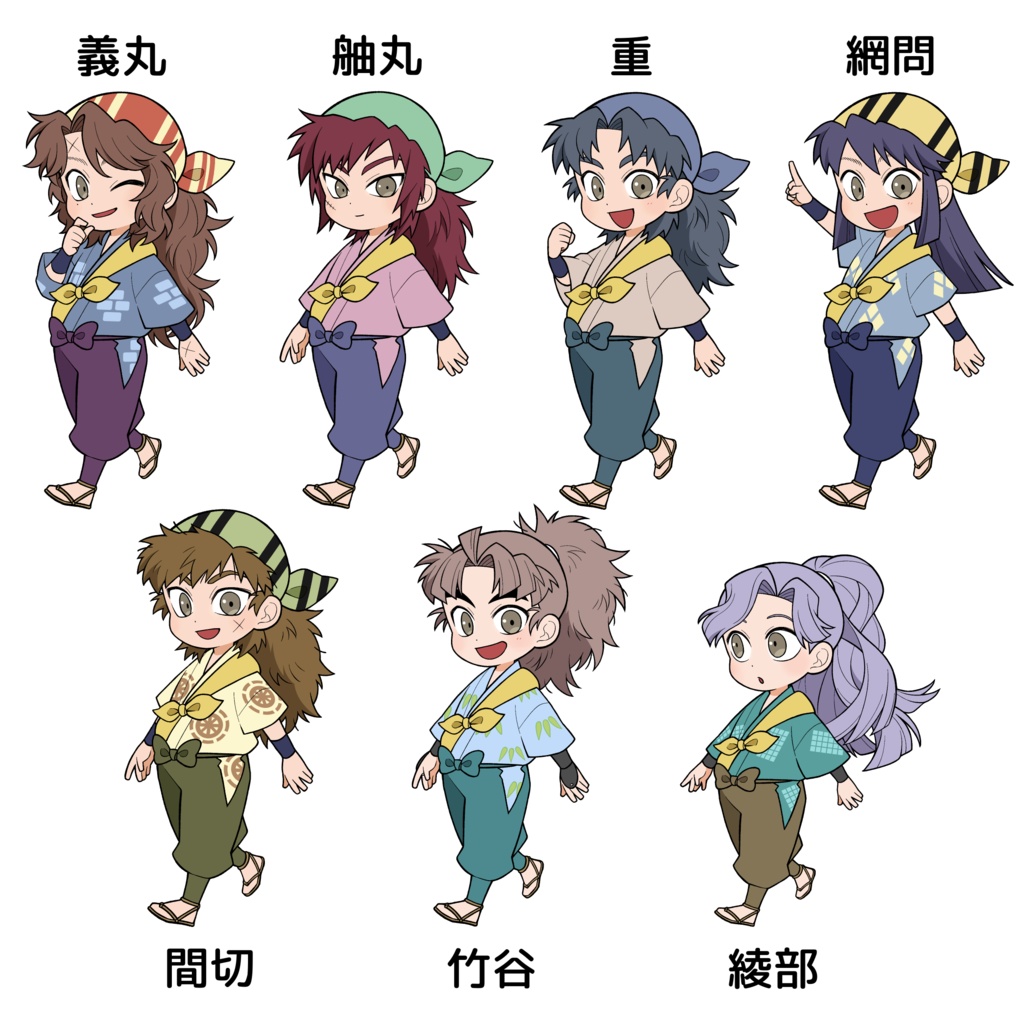 水軍&竹谷&綾部 アクリルスタンド