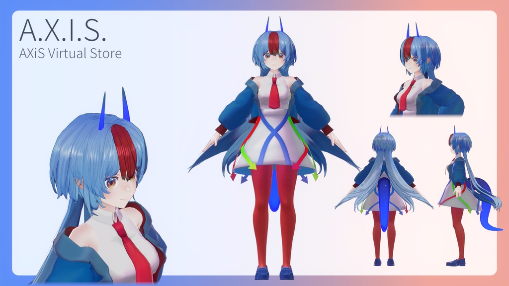 『アクシス』-A.X.I.S -/オリジナル3Dモデル