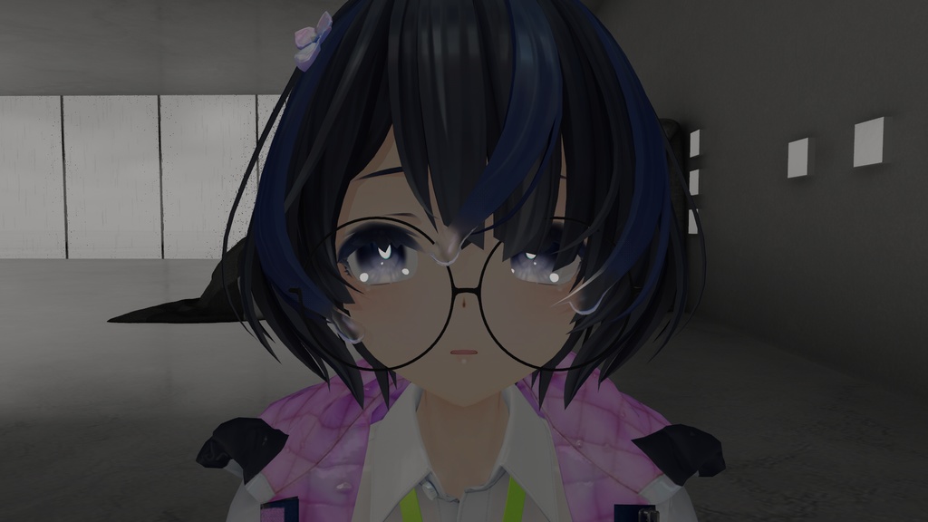 【VRC想定】MA対応のいいかんじの丸めがね