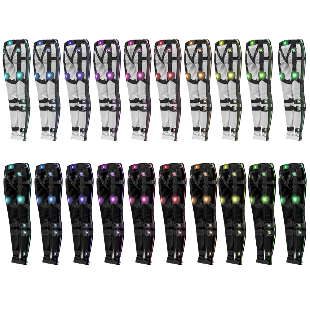 【VRoidテクスチャー/3DモデルVRM/FBX】サイバーパンク-Rina&Ryou-パーカー/ズボン/靴セット