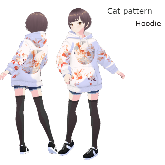 金魚柄パーカー03